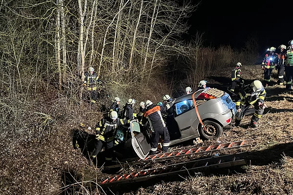 Bergung eines Verkehrsunfalls