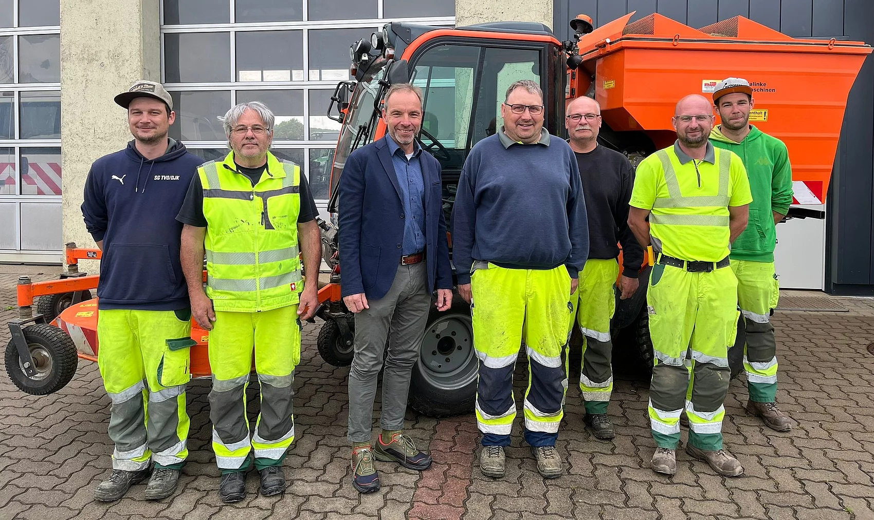 Gruppenfoto des Bauhofs