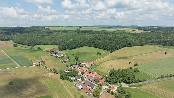 Wagenhausen von oben