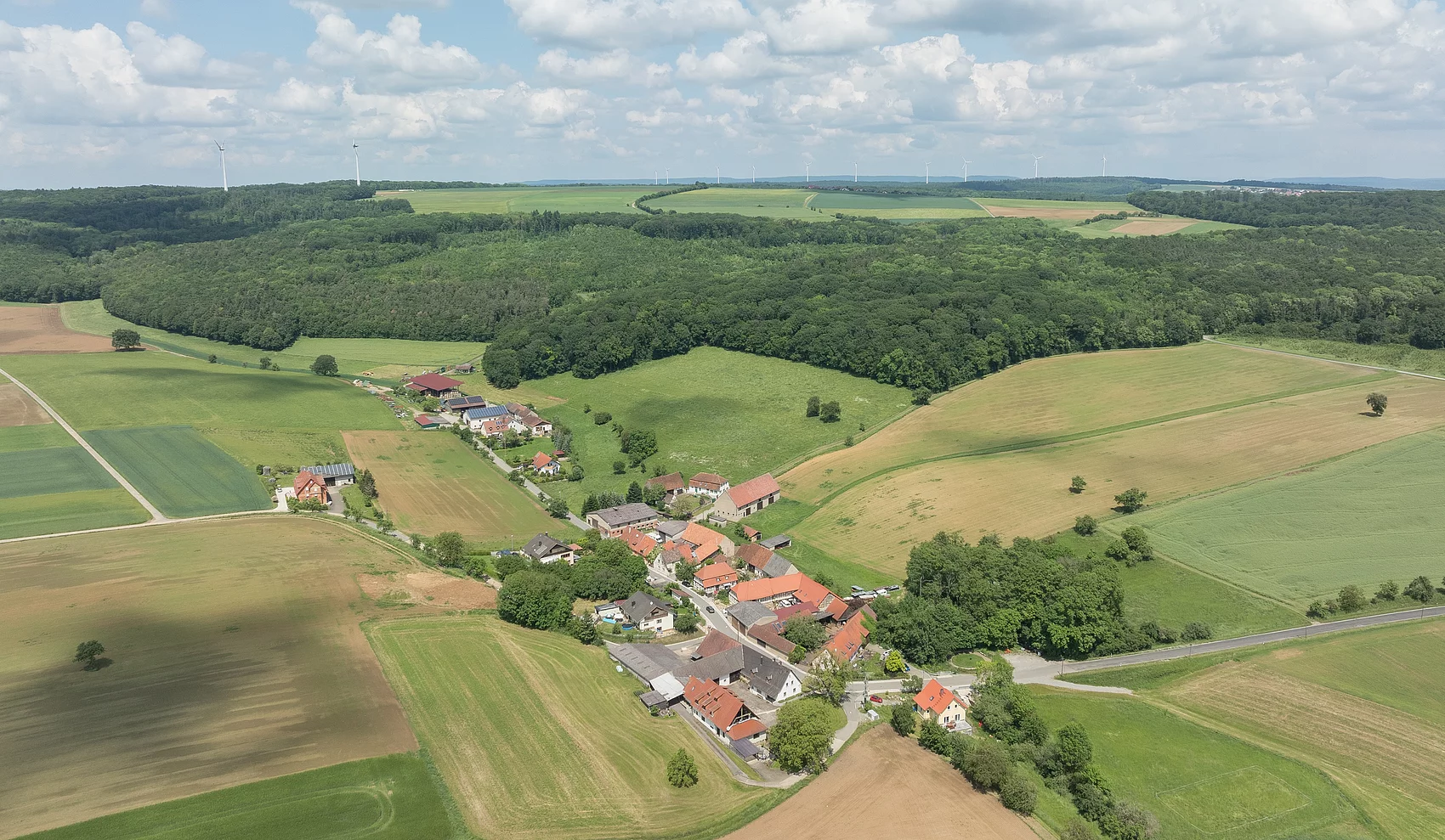 Wagenhausen von oben