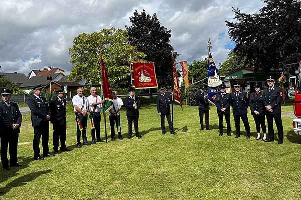 Segnung des Fahrzeugs der Freiwilligen Feuerwehr